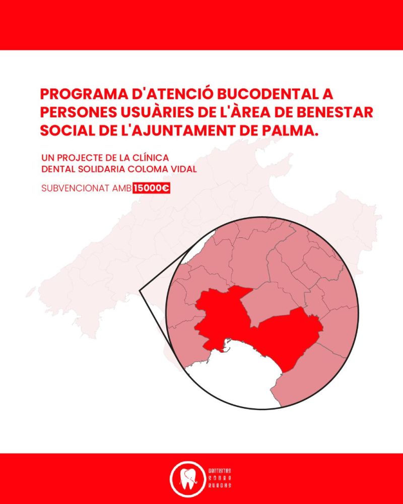 Programa d´atenció bucodental a persones usuàries de l´Àrea de Benestar Social de l´Ajuntament de Palma