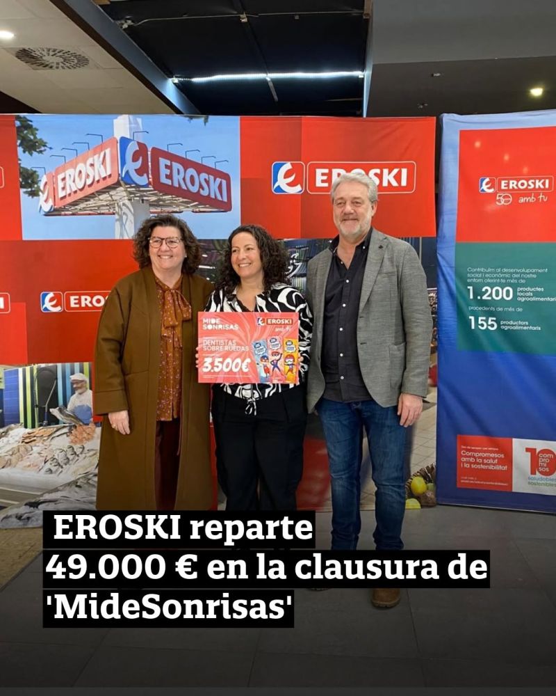 Dentistas Sobre Ruedas, beneficiaria de la 12ª edición de la campaña solidaria 'MideSonrisas' de EROSKI