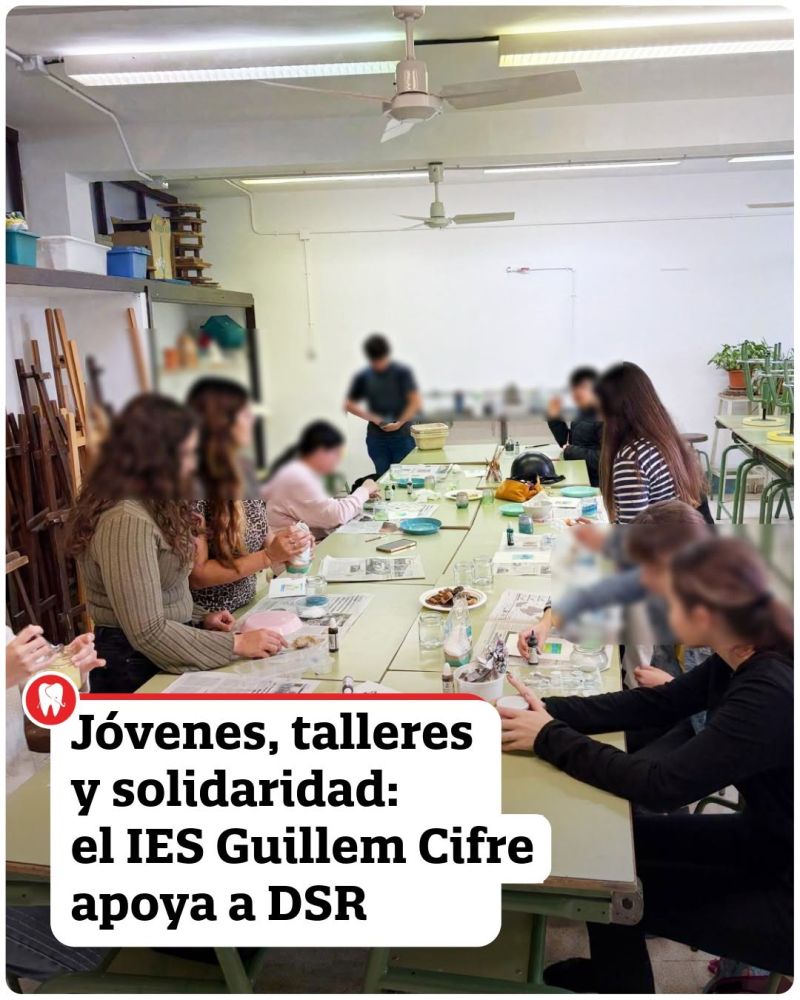 El IES Guillem Cifre de Colonya recauda 1.088 euros a favor de Dentistas Sobre Ruedas