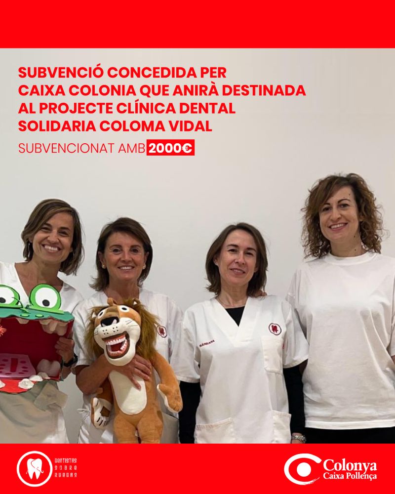 Subvenció Concedida a Clínica Dental Solidaria Coloma Vidal per part de Caixa Colonya