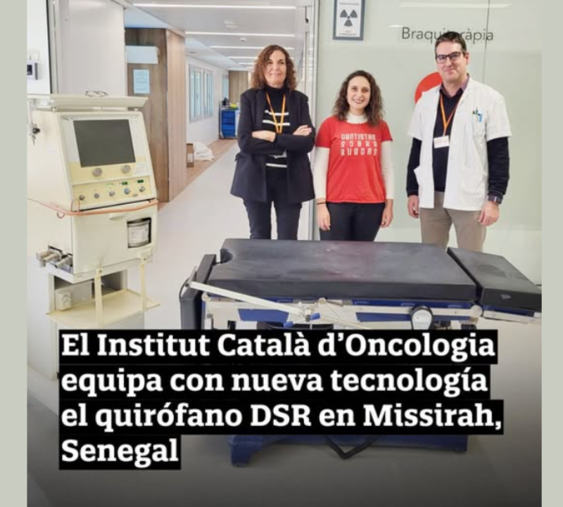 El Institut Català d'Oncologia dona equipamiento quirúrgico a la Casa de Salud de Dentistas Sobre Ruedas en Missirah, Senegal