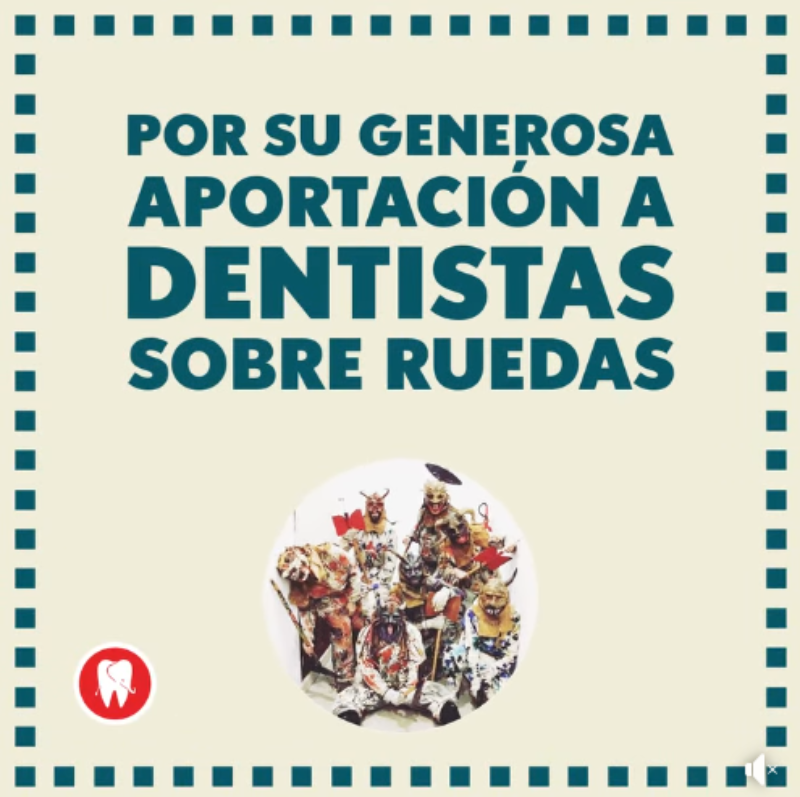 Dentistas Sobre Ruedas recibe una donación de la Associació Dimonis de sa Pedrera de Muro