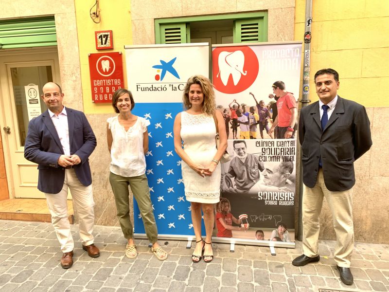 Dentistas Sobre Ruedas recibe un año más el apoyo de la Fundación ''la Caixa'' y CaixaBank para su proyecto en Mallorca